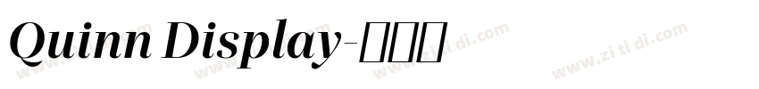 Quinn Display字体转换
